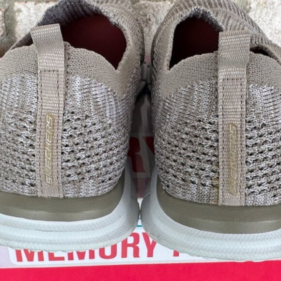 SKECHERS GLIDER STUNNER TAUPE 6.5 WIDE FIT - Picture 9 of 11